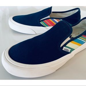 VANS Slip-On Retro Sf Stripe Sneakers in Navy- Uni